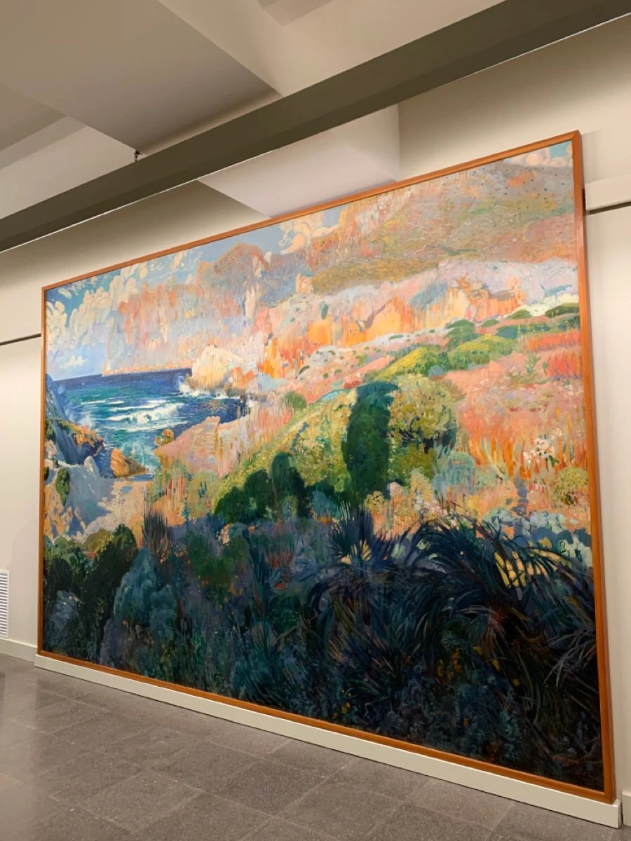 Artwork in a quiet interior.
